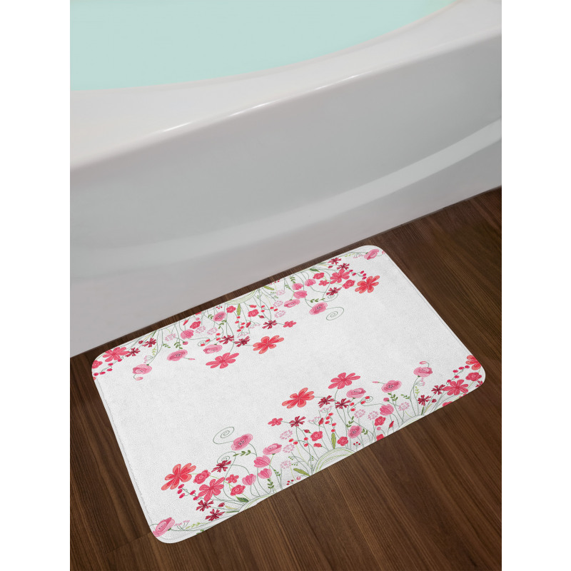 Herbs Blossoms Bridal Bath Mat