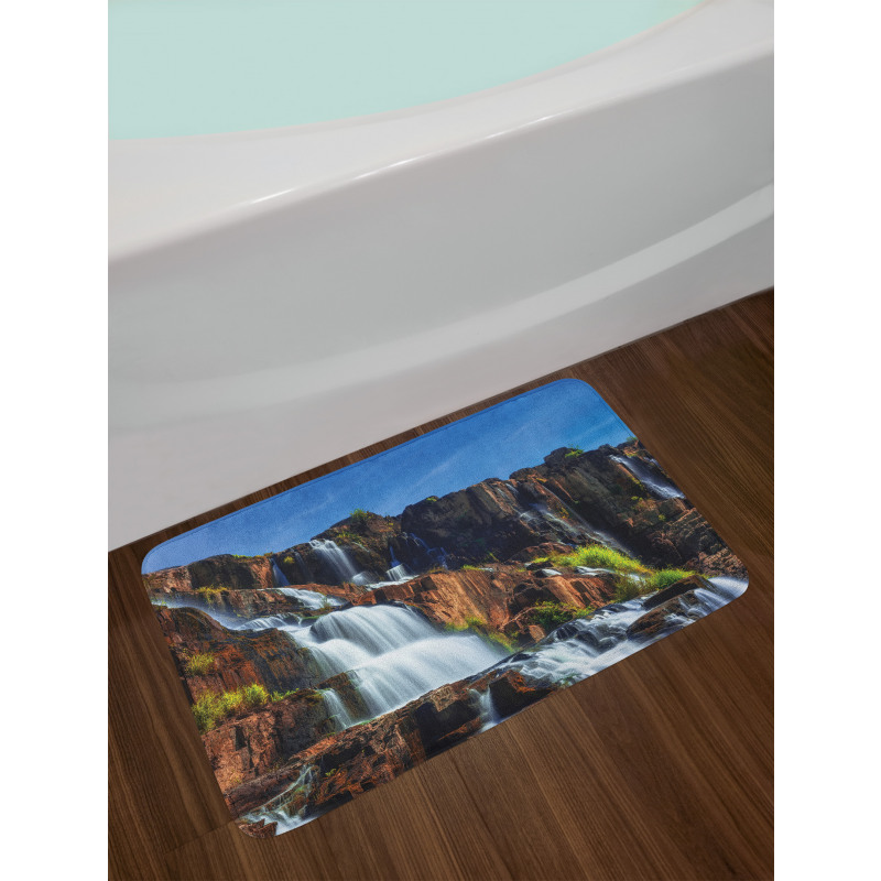 Pongour Waterfall Exotic Bath Mat