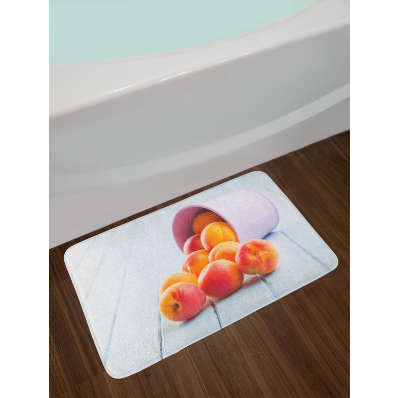 Tasty Food in Bucket Photo Bath Mat