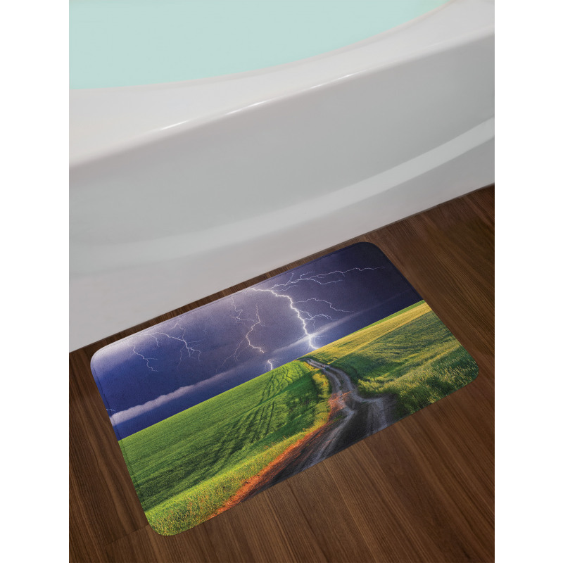 Solar Energy Storm Field Bath Mat