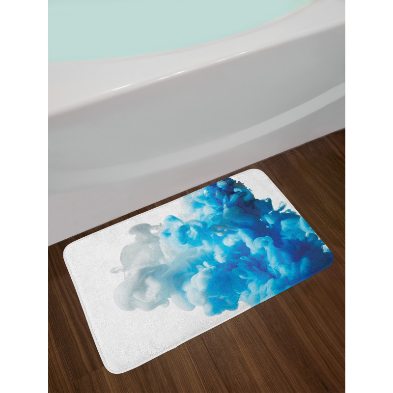 Abstract Cloud Swirl Bath Mat