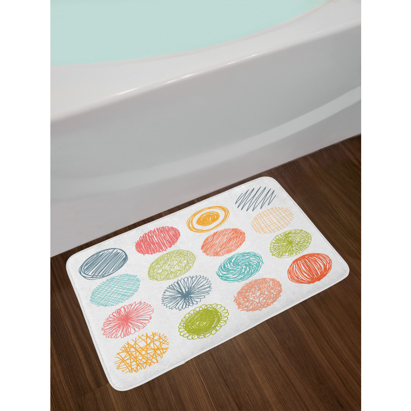 Childish Joyful Abstract Bath Mat