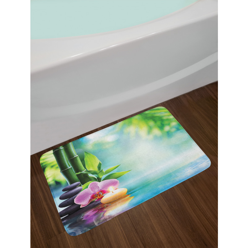 Candle Bamboo Tranquility Bath Mat