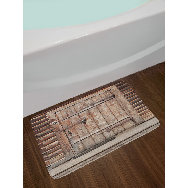 Timber Door Log House Bath Mat