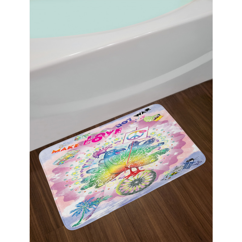 Tropical Turkey Bath Mat