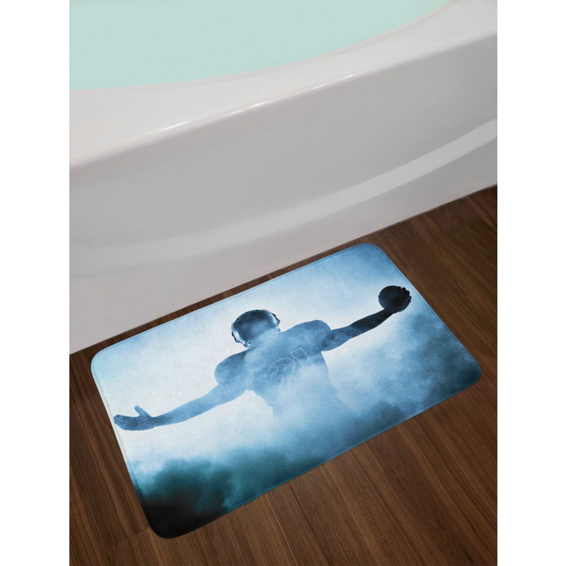 American Football Hero Bath Mat