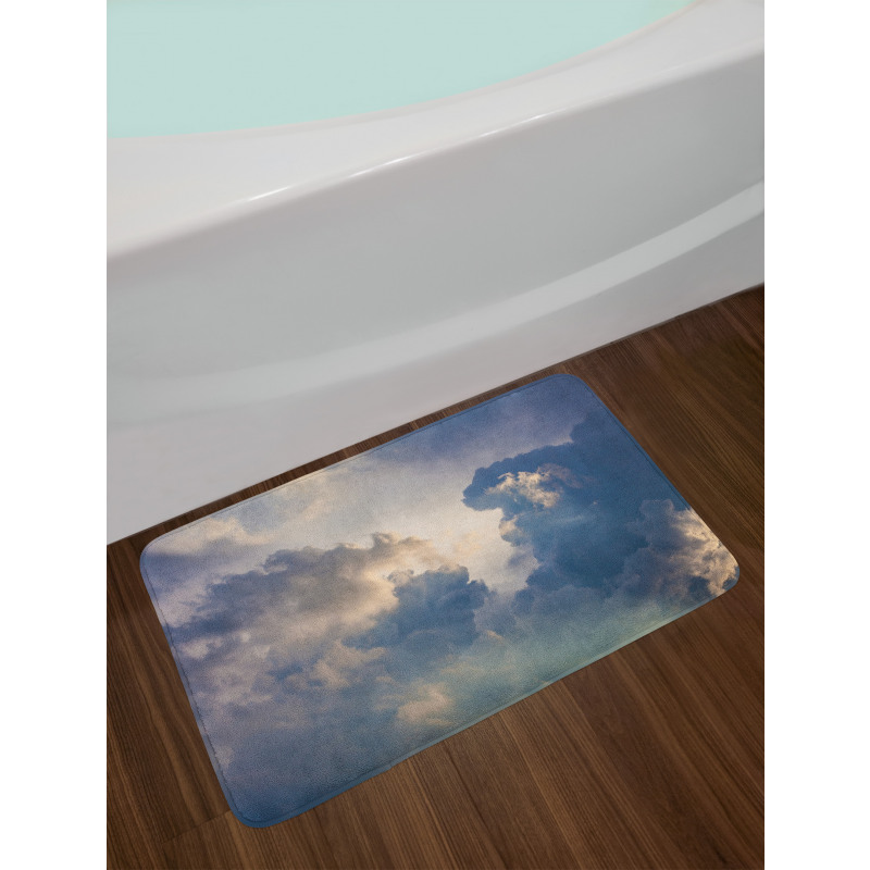 Rain Storm Clouds Sky Bath Mat