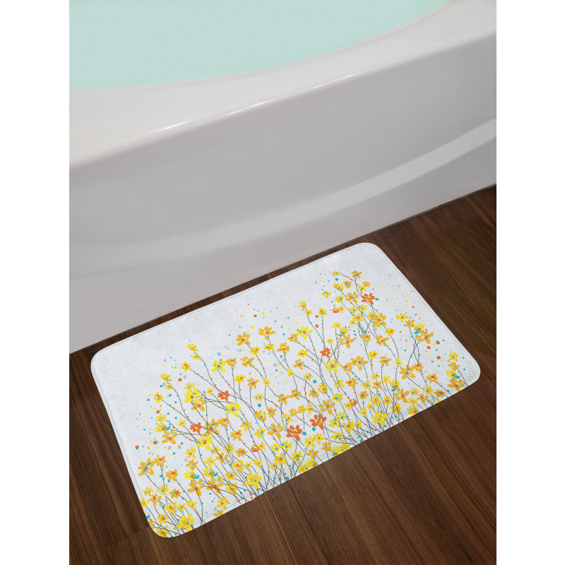 Daffodil Bloom Spring Bath Mat