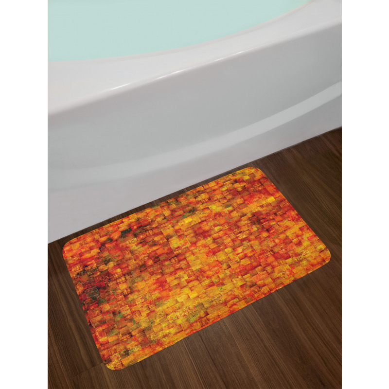 Vintage Mosaic Grunge Bath Mat