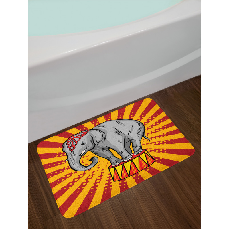 Show Animal Elephant Pop Art Bath Mat