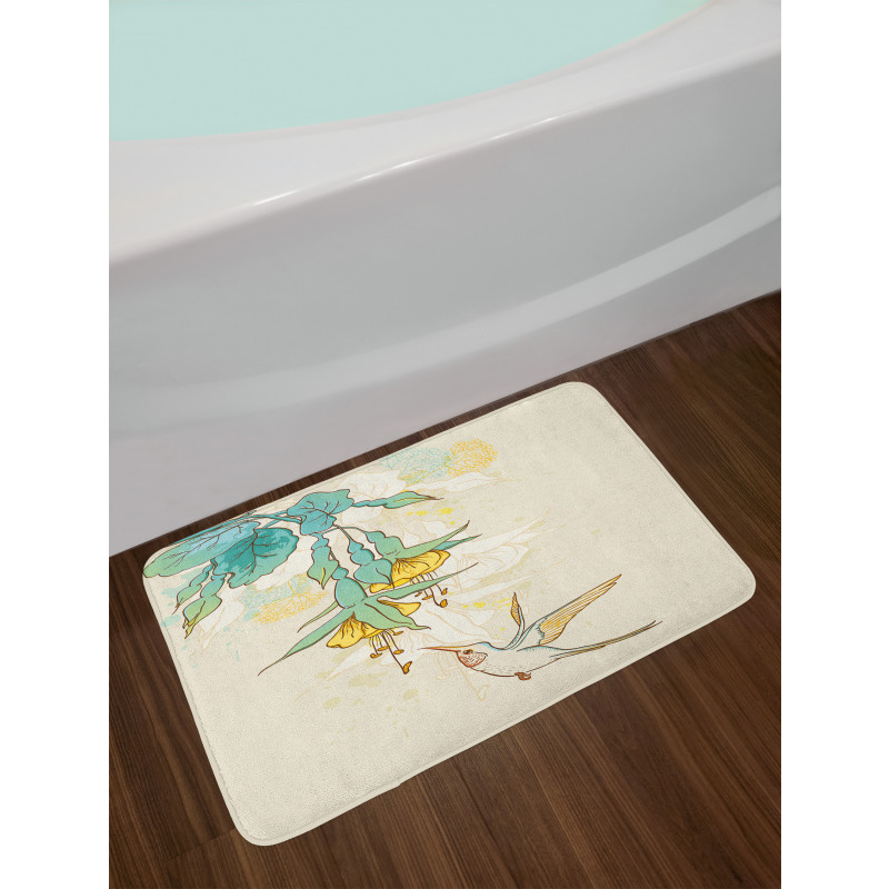 Colibri Exotic Plant Bath Mat