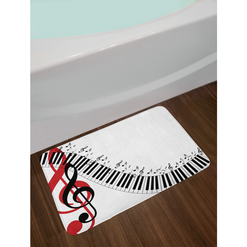 Abstract Theme Art Motifs Bath Mat