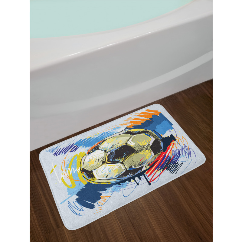 Colorful Detailed Bath Mat