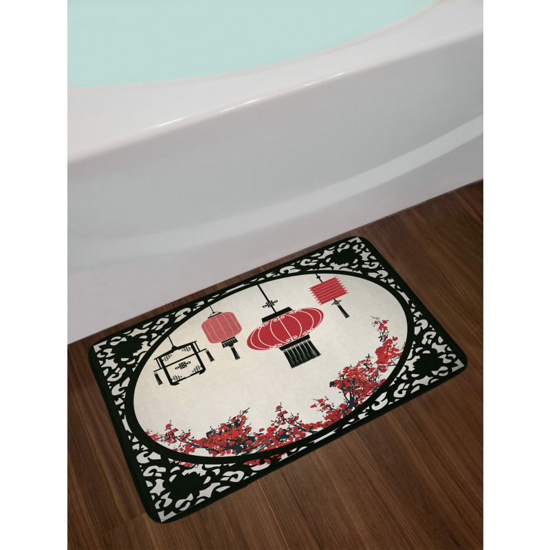 Ornate Graphic Bath Mat