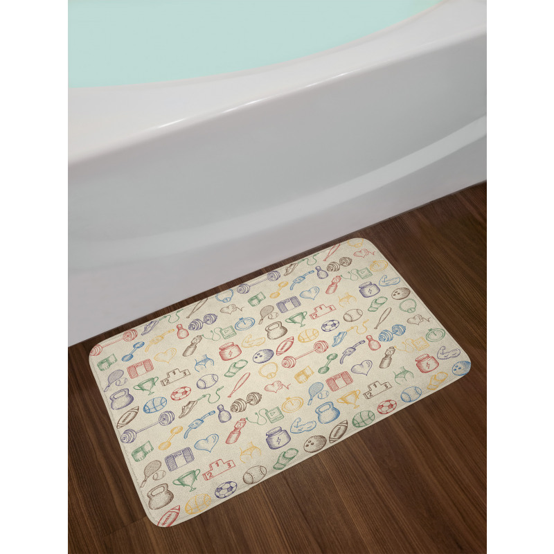 Fitness Sport Bath Mat