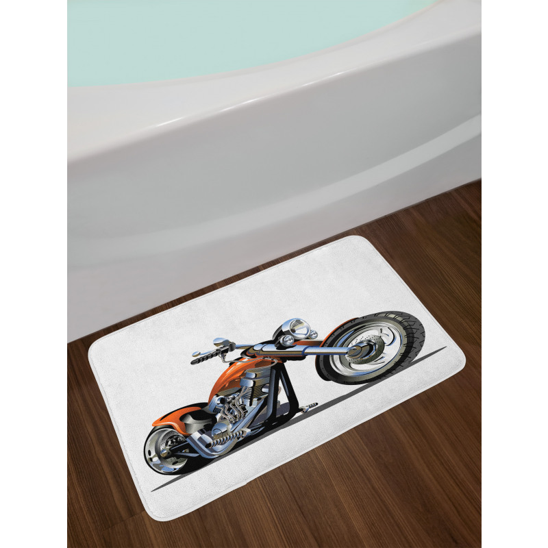 Motorbike Adventure Bath Mat