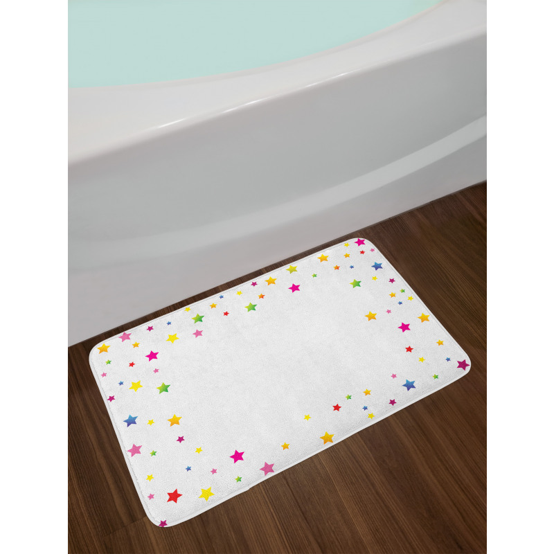 Vivid Stars Design Bath Mat