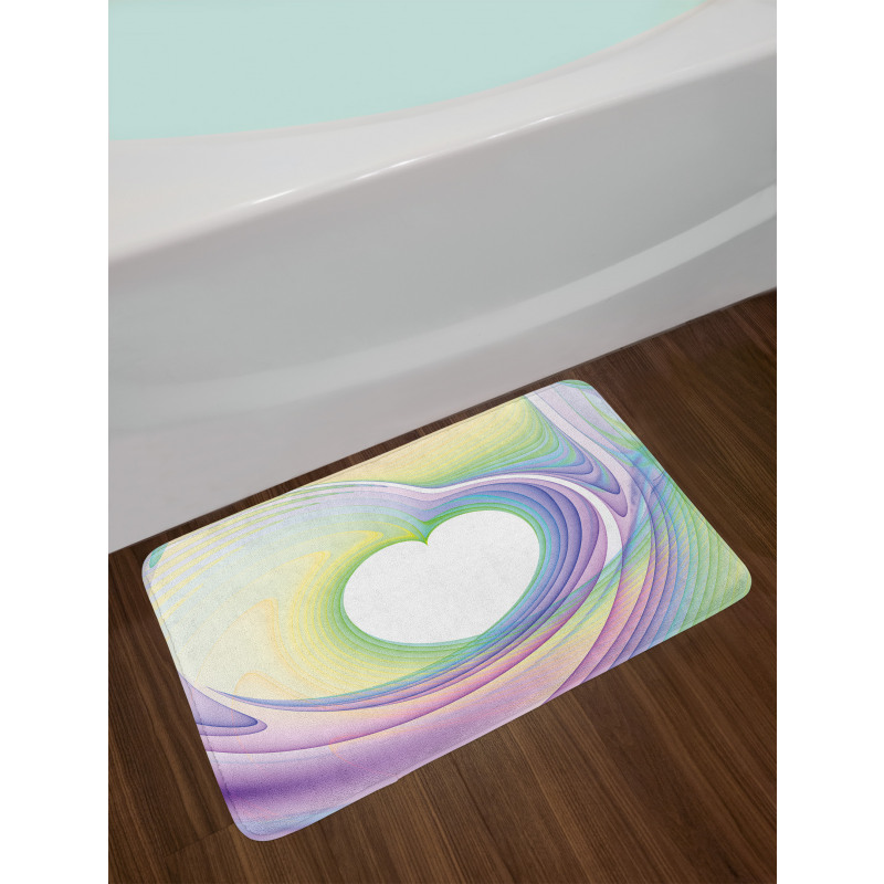 Heart Colorful Bath Mat
