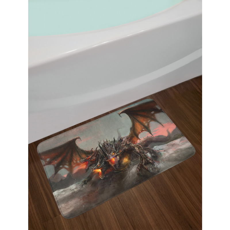 Dragon Monster Bath Mat