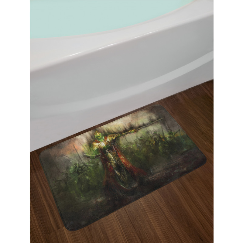 Ghost King in Field Bath Mat