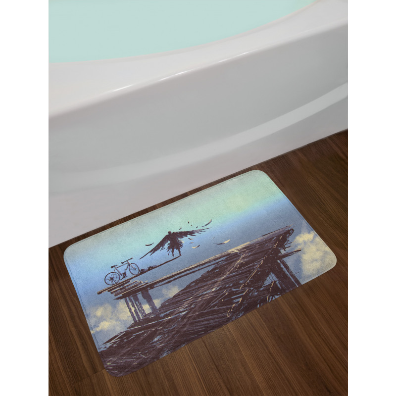 Eagle Birdman Fantasy Bath Mat