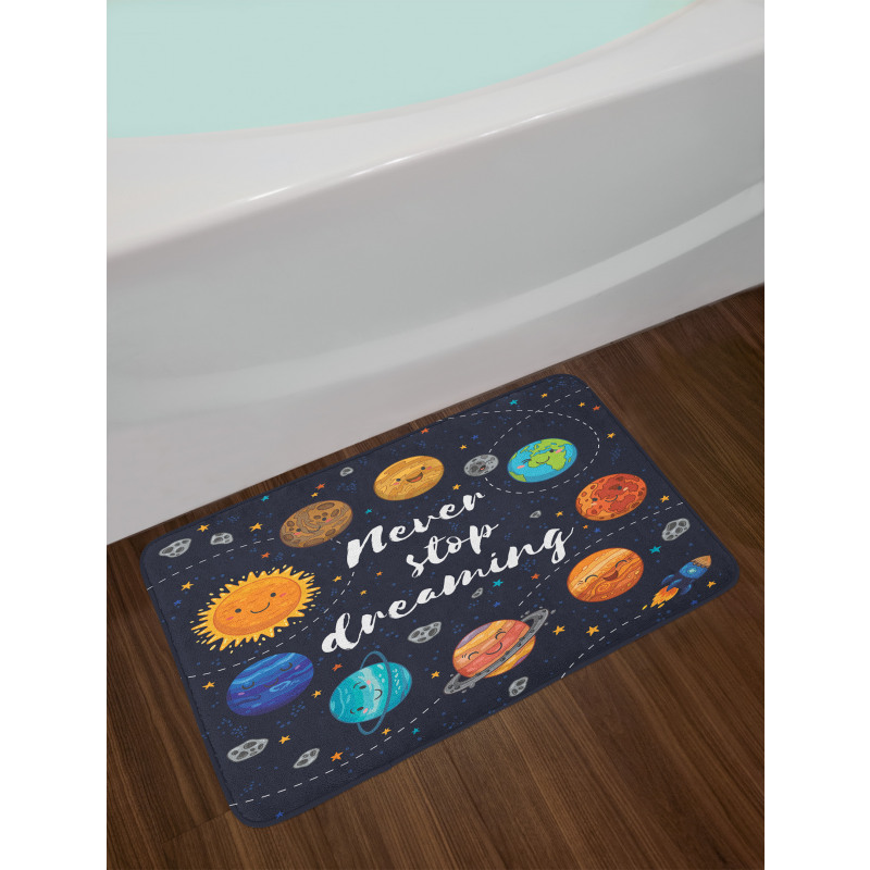 Outer Space Star Cluster Bath Mat