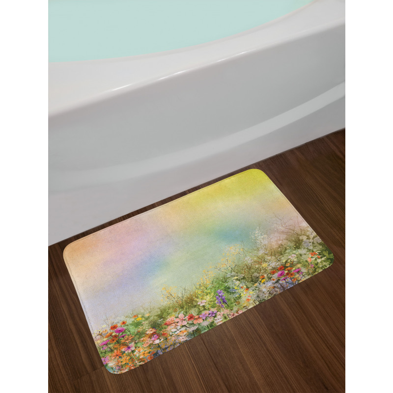 Spring Flower Nature Bath Mat