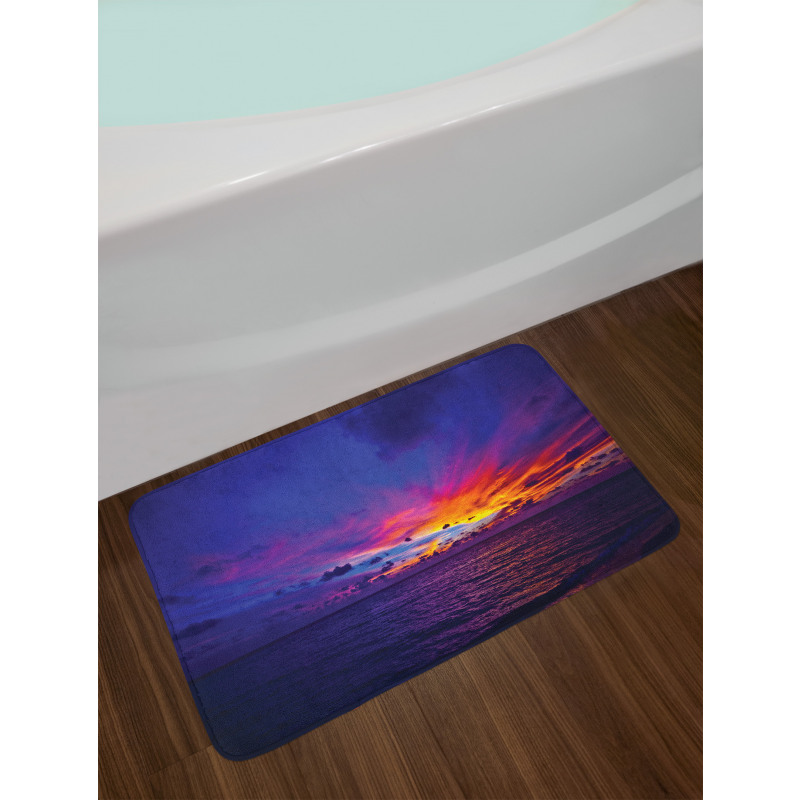 Dream Sunset Magenta Bath Mat