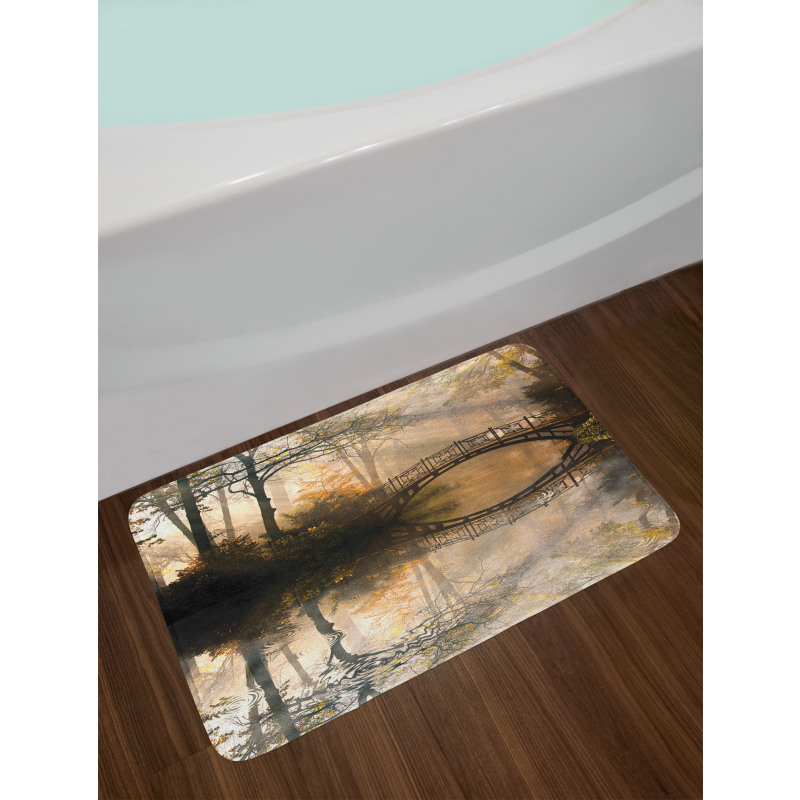 Bridge River Forest Bath Mat