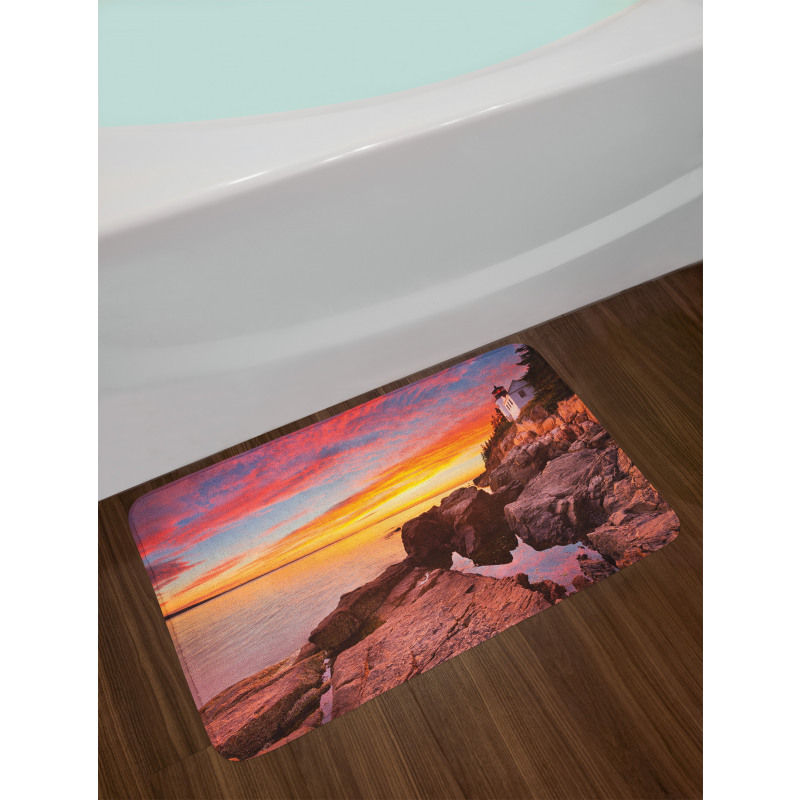 Harbor Sea Shore Sky Bath Mat