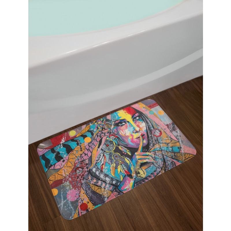 Fantasy Portrait Bath Mat