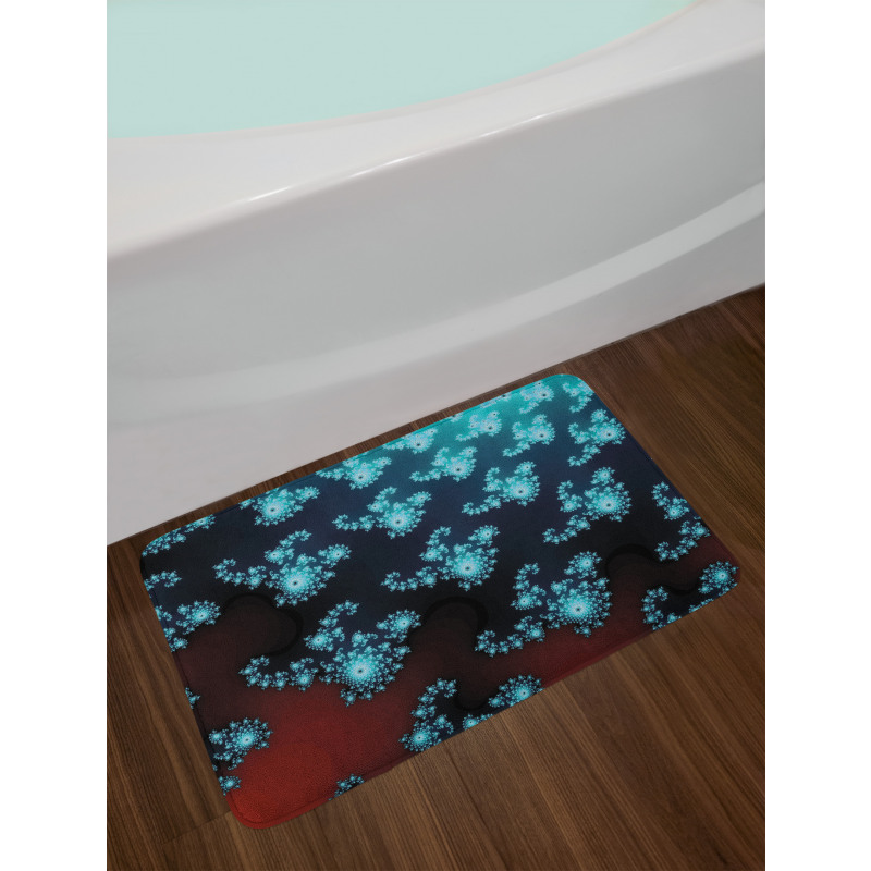 Trippy Twisted Forms Bath Mat