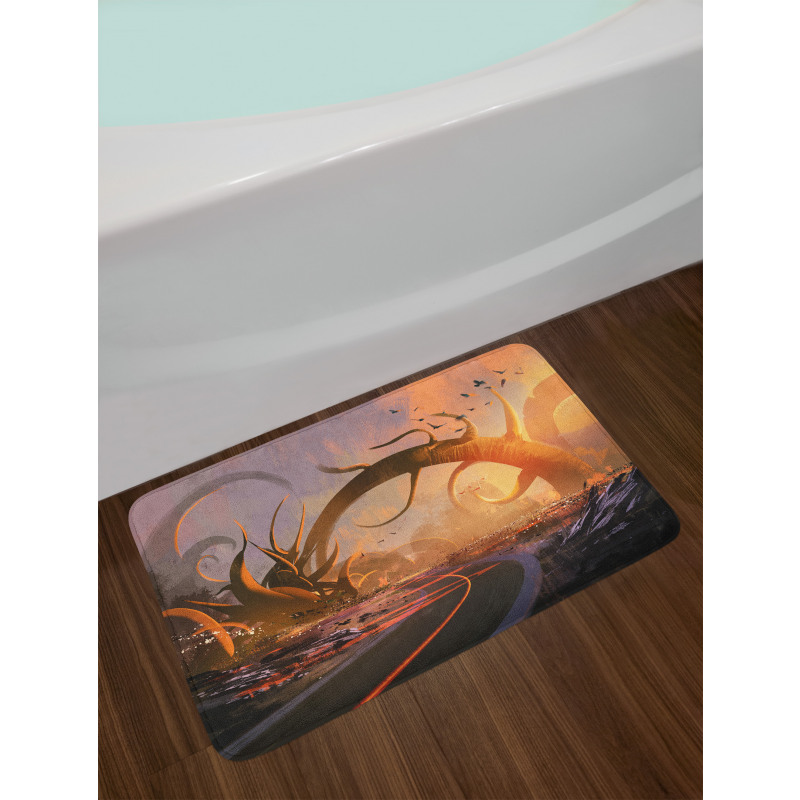 Fairy Sunset Highway Bath Mat