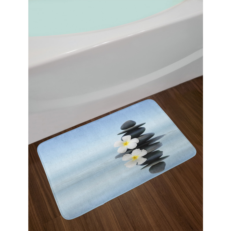 Stones Plumeras Bath Mat