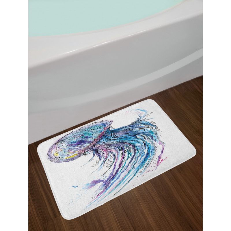 Aqua Colors Creative Bath Mat