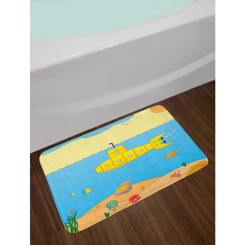 Sea Creatures Bath Mat