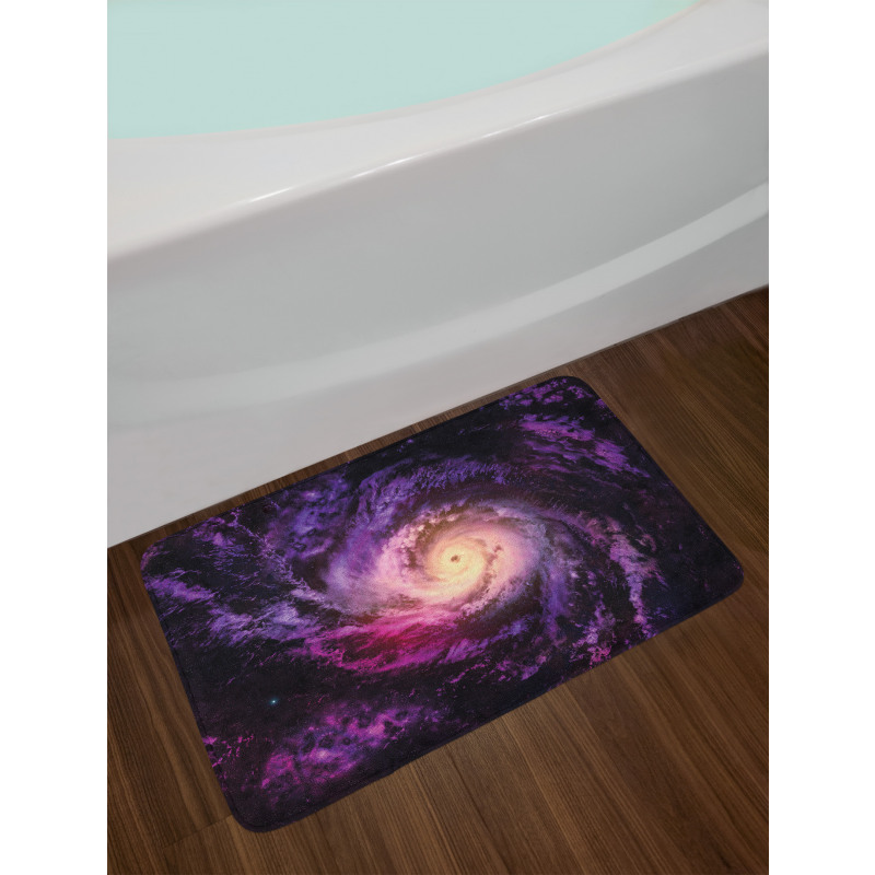 Cloudy Space Cosmos Bath Mat