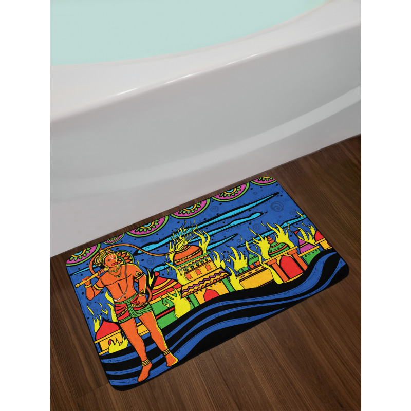 Bohemian Oriental Art Bath Mat