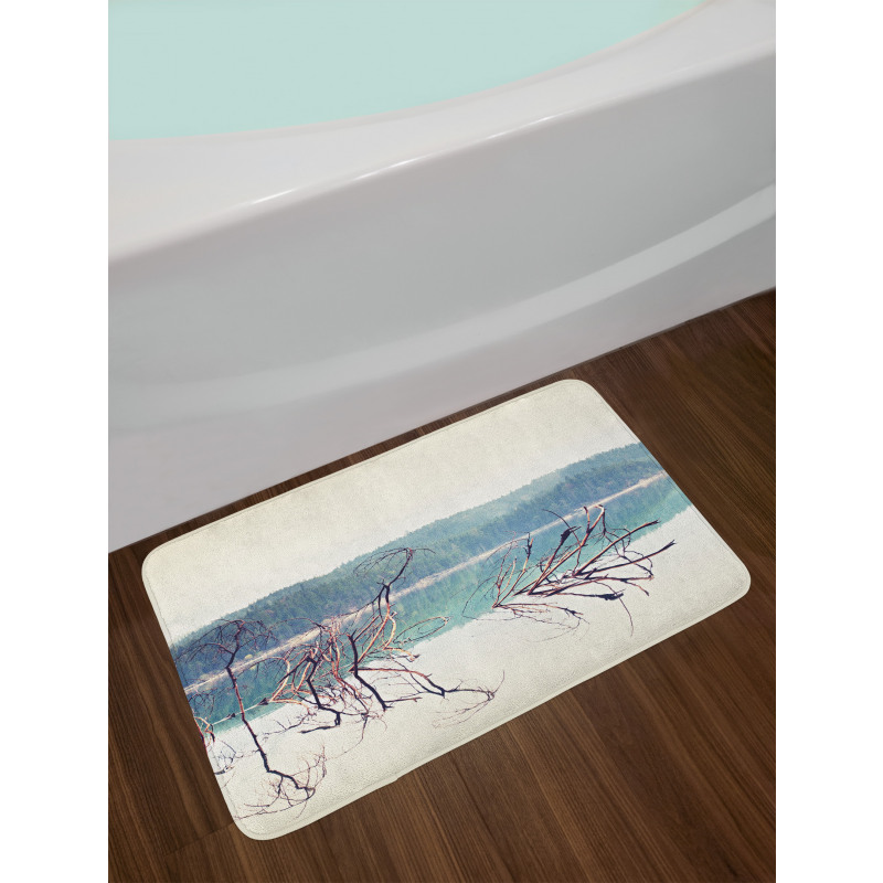 Fallen Tree in Beach Bath Mat