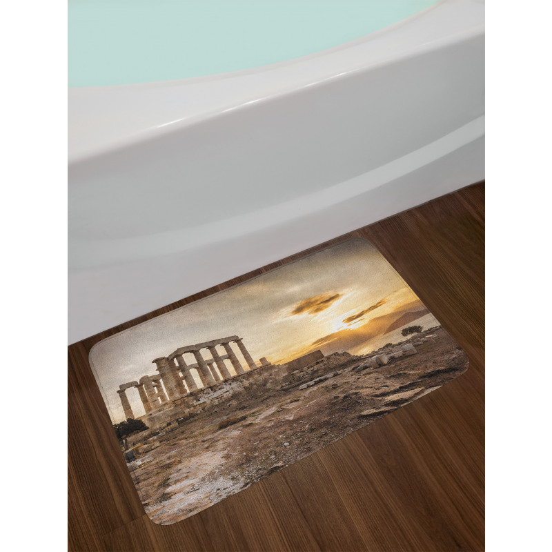 Greek Buildings Poseidon Bath Mat