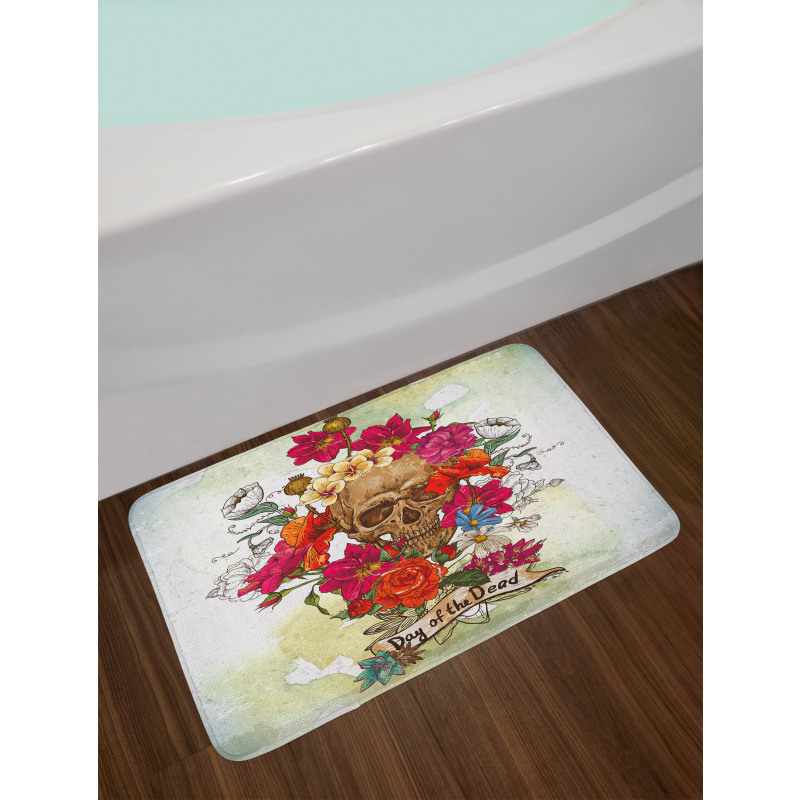 Dead Flowers Spain Bath Mat