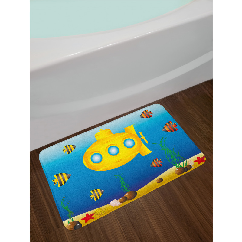 Fish Sea Grass Bath Mat