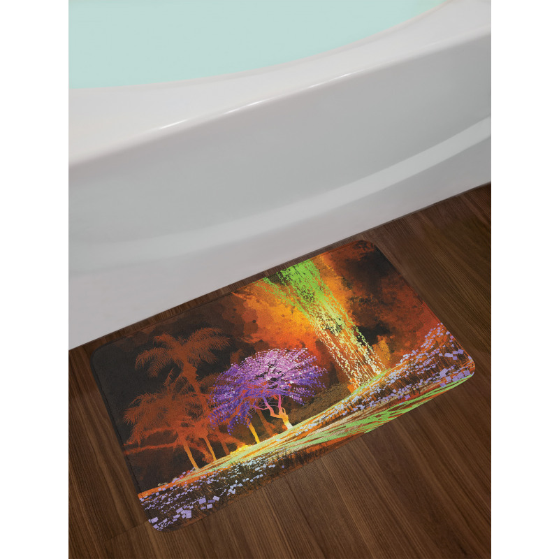 Digital Tropic Exotic Bath Mat