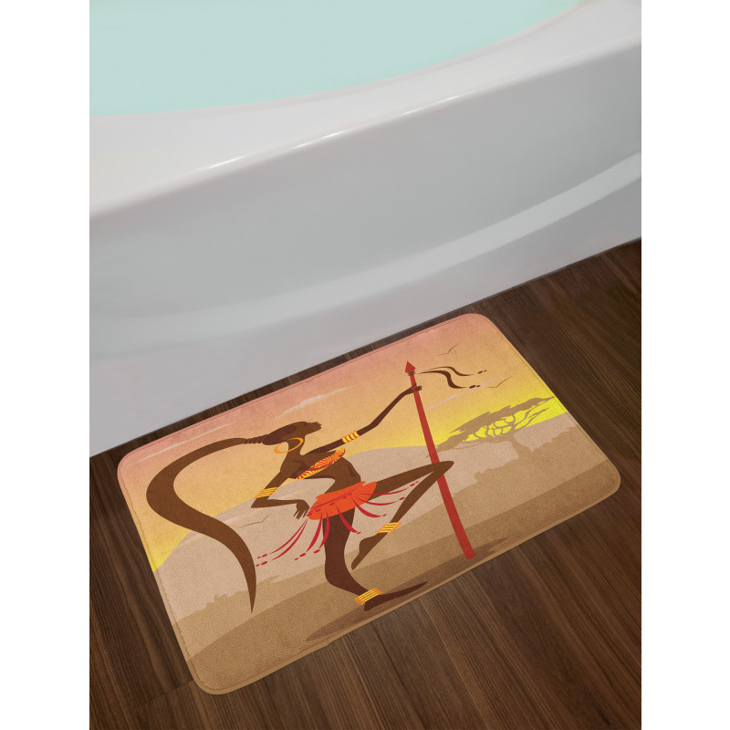 Savannah Amazon Girl Retro Bath Mat