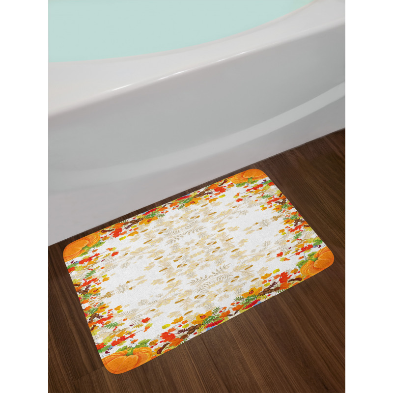 Maple Leaf Woods Bath Mat