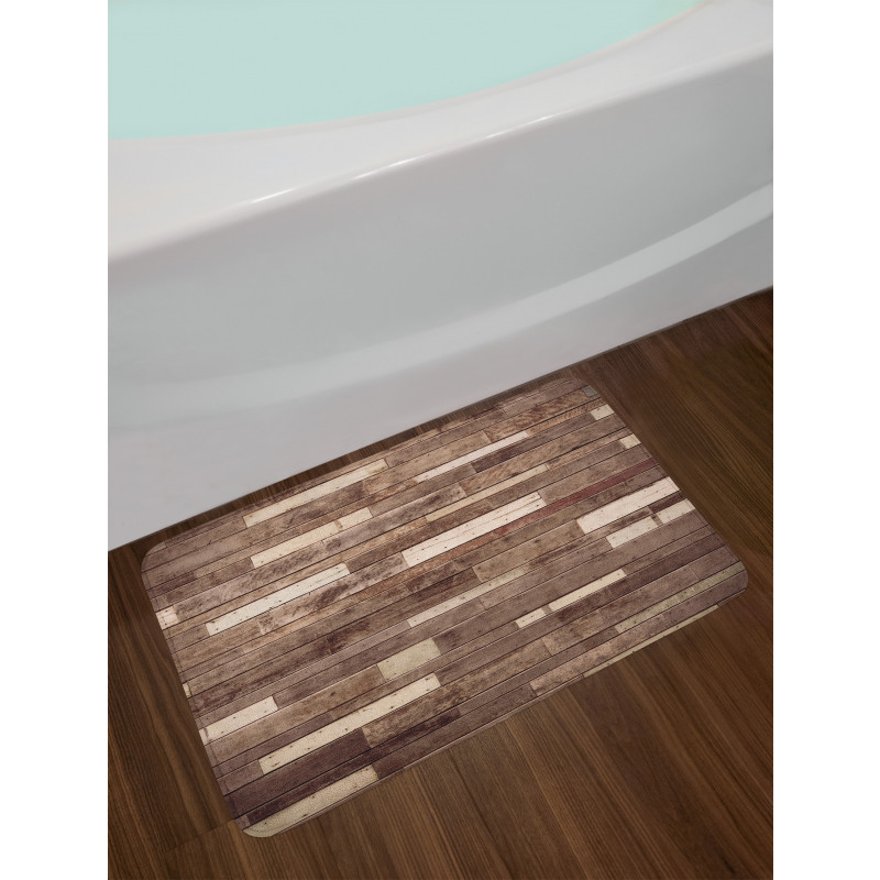 Brown Farmhouse Style Bath Mat