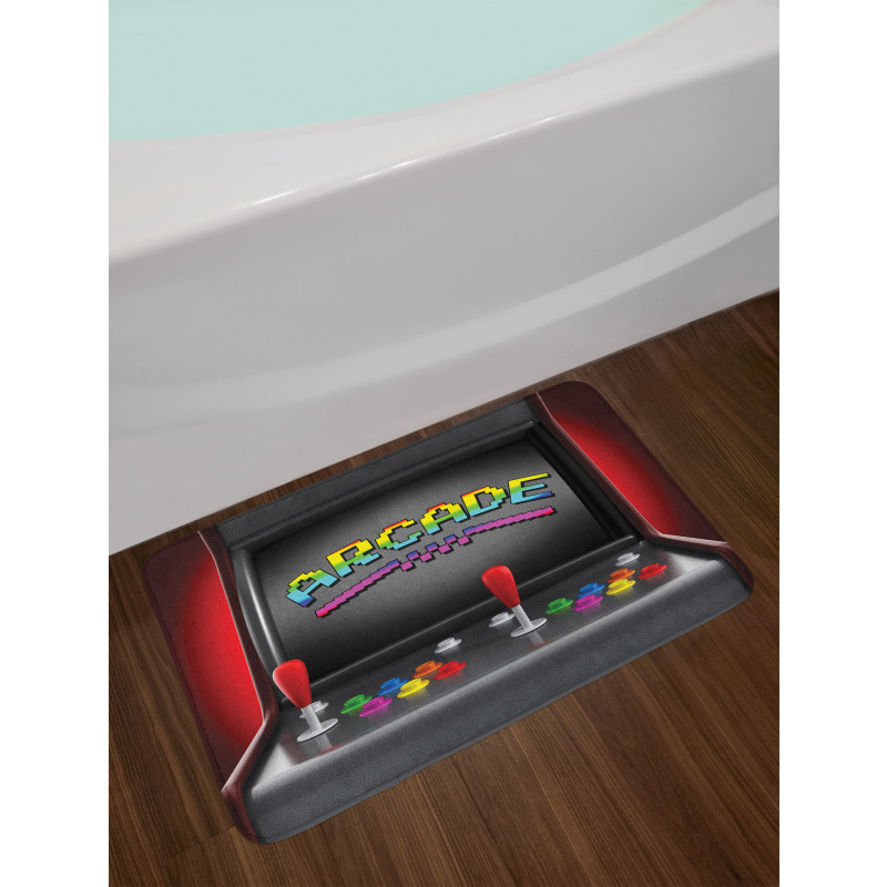 Arcade Retro Fun Bath Mat