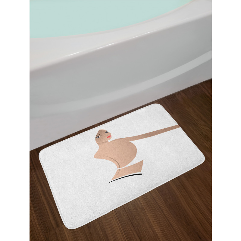 Feminen Fashion Theme Bath Mat