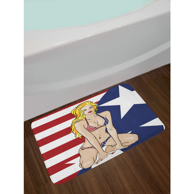 Blonde USA BEauty Bath Mat