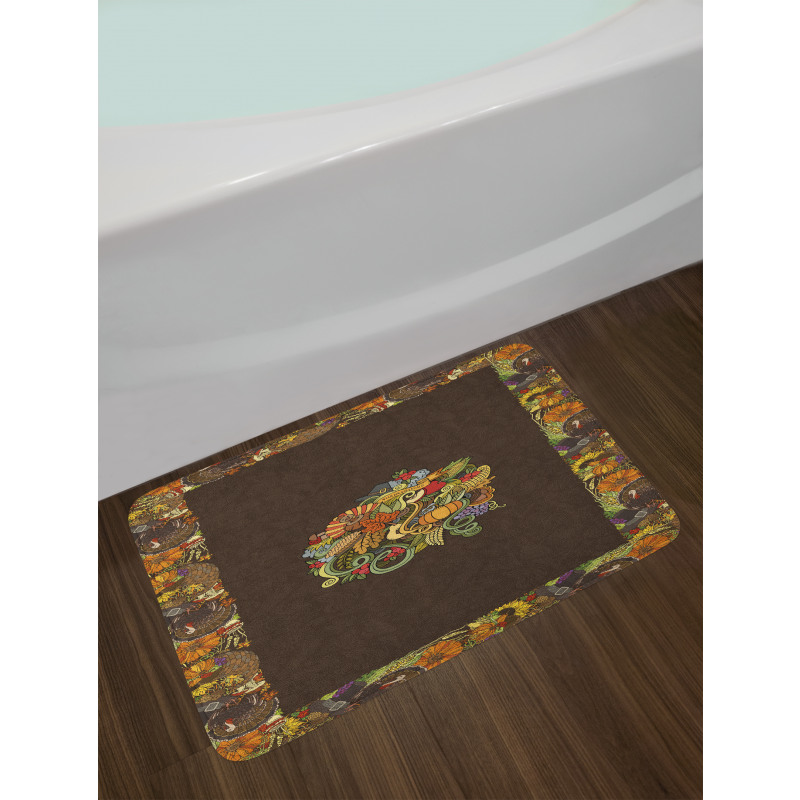 Fall Festivities Bath Mat